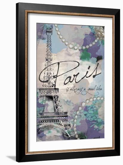 Paris Is Always a Good Idea-Jodi Pedri-Framed Art Print