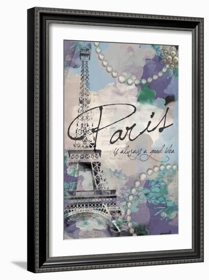 Paris Is Always a Good Idea-Jodi Pedri-Framed Art Print