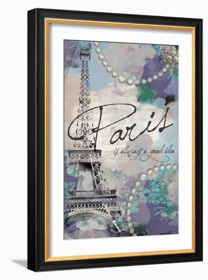 Paris Is Always a Good Idea-Jodi Pedri-Framed Art Print