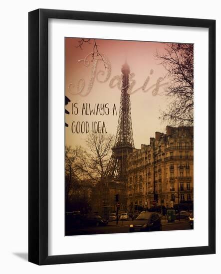 Paris Is Always a Good Idea-Tina Lavoie-Framed Giclee Print