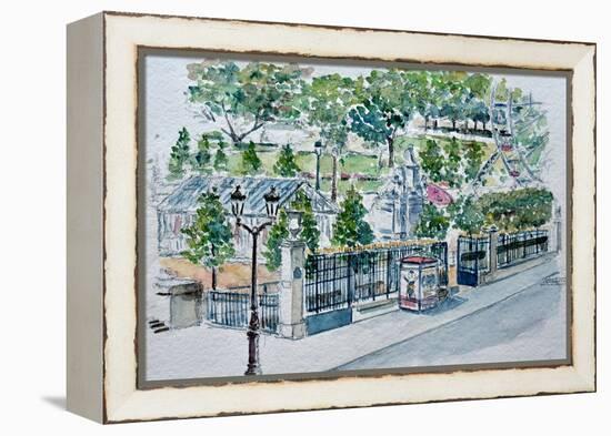 Paris, Jardin Des Tuileries-Anthony Butera-Framed Premier Image Canvas