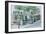 Paris, Jardin Des Tuileries-Anthony Butera-Framed Giclee Print