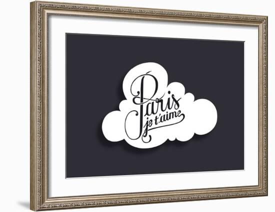 Paris Je t'aime-Antoine Tesquier Tedeschi-Framed Art Print