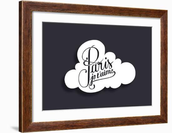 Paris Je t'aime-Antoine Tesquier Tedeschi-Framed Art Print