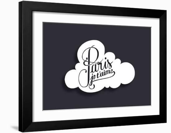 Paris Je t'aime-Antoine Tesquier Tedeschi-Framed Art Print