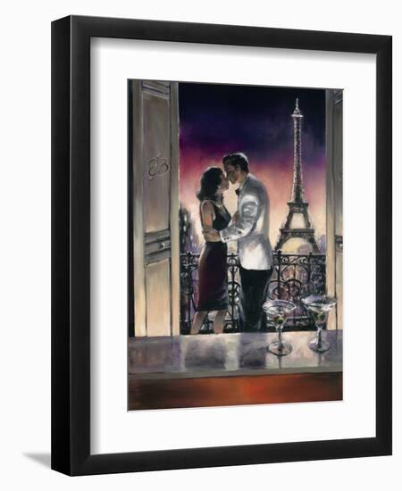 Paris Kiss-Brent Heighton-Framed Art Print