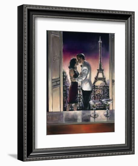 Paris Kiss-Brent Heighton-Framed Art Print