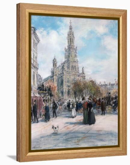 Paris, La Place De Trinite-Jean Francois Raffaelli-Framed Premier Image Canvas