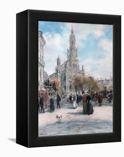 Paris, La Place De Trinite-Jean Francois Raffaelli-Framed Premier Image Canvas