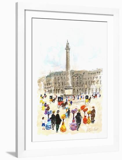 Paris, la place Vendôme II-Urbain Huchet-Framed Limited Edition