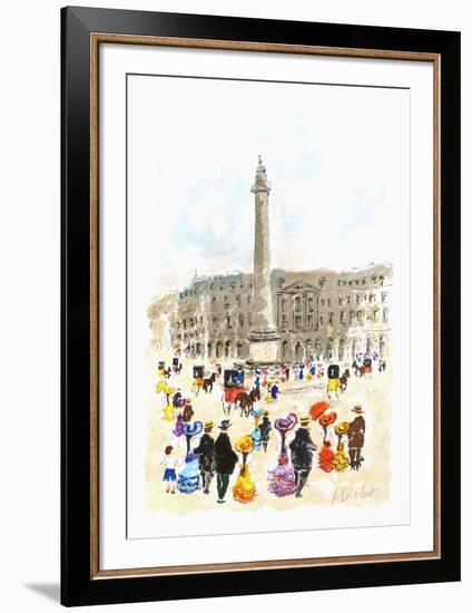 Paris, la place Vendôme II-Urbain Huchet-Framed Limited Edition