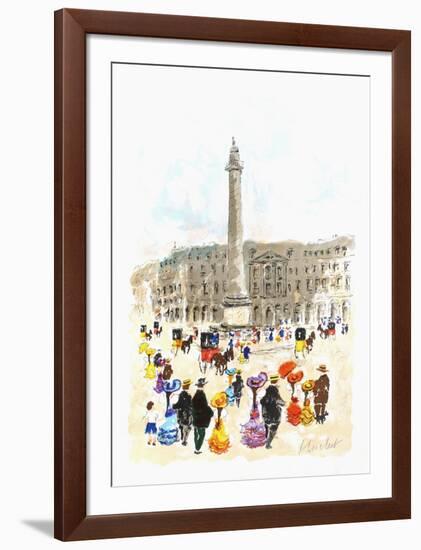 Paris, la place Vendôme II-Urbain Huchet-Framed Limited Edition