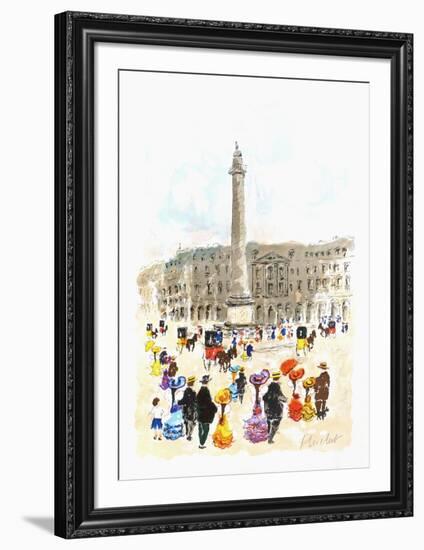 Paris, la place Vendôme II-Urbain Huchet-Framed Limited Edition