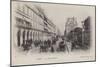 Paris, La Rue De Rivoli-null-Mounted Giclee Print