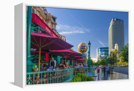 Paris Las Vegas Hotel and Casino on Left and the Cosmopolitan on Right-Alan Copson-Framed Premier Image Canvas