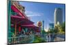 Paris Las Vegas Hotel and Casino on Left and the Cosmopolitan on Right-Alan Copson-Mounted Photographic Print