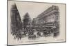 Paris, Le Boulevard Des Capucines, Le Grand Hotel-null-Mounted Giclee Print