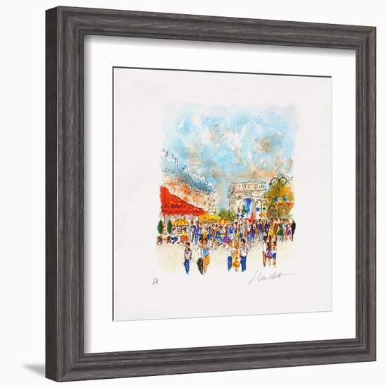 Paris, Le Fouquet'S-Urbain Huchet-Framed Collectable Print