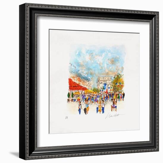 Paris, Le Fouquet'S-Urbain Huchet-Framed Collectable Print