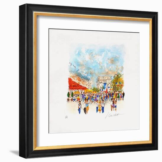 Paris, Le Fouquet'S-Urbain Huchet-Framed Collectable Print