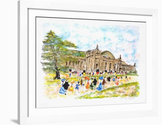 Paris, Le Grand Palais-Urbain Huchet-Framed Limited Edition