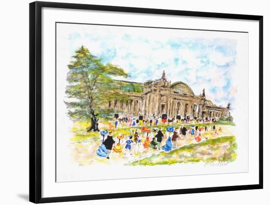 Paris, Le Grand Palais-Urbain Huchet-Framed Limited Edition