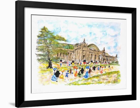 Paris, Le Grand Palais-Urbain Huchet-Framed Limited Edition