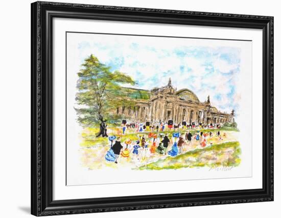 Paris, Le Grand Palais-Urbain Huchet-Framed Limited Edition