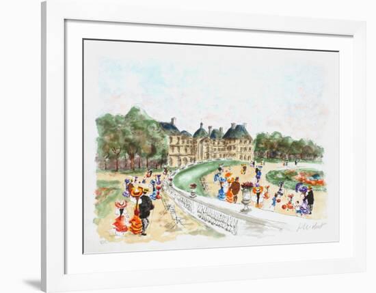 Paris, le jardin du Luxembourg II-Urbain Huchet-Framed Limited Edition