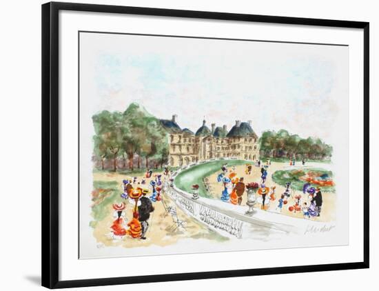 Paris, le jardin du Luxembourg II-Urbain Huchet-Framed Limited Edition