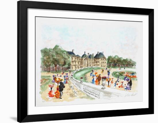 Paris, le jardin du Luxembourg II-Urbain Huchet-Framed Limited Edition