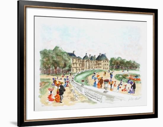 Paris, le jardin du Luxembourg II-Urbain Huchet-Framed Limited Edition