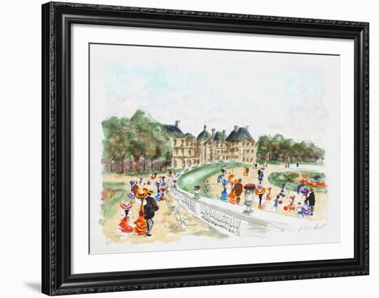 Paris, le jardin du Luxembourg II-Urbain Huchet-Framed Limited Edition