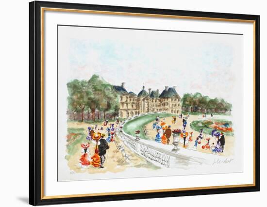 Paris, le jardin du Luxembourg II-Urbain Huchet-Framed Limited Edition