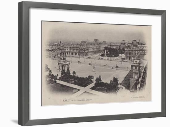 Paris, Le Nouveau Louvre-null-Framed Giclee Print