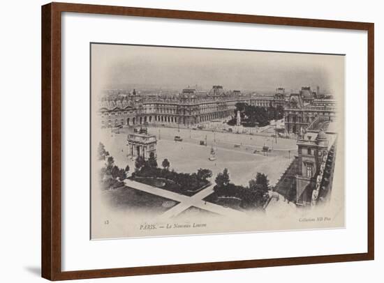 Paris, Le Nouveau Louvre-null-Framed Giclee Print