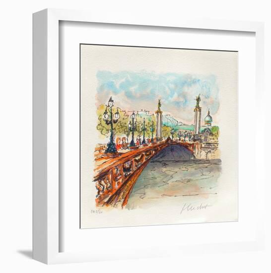 Paris, Le Pont Alexandre III-Urbain Huchet-Framed Collectable Print