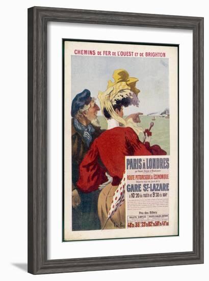 Paris-Londres-Ren? P?an-Framed Art Print