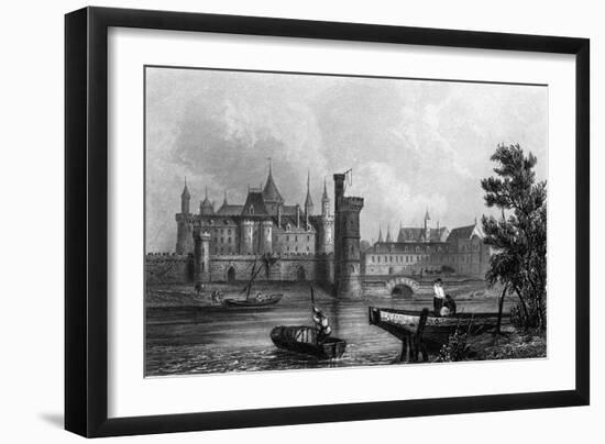 Paris Louvre C16-null-Framed Premium Giclee Print