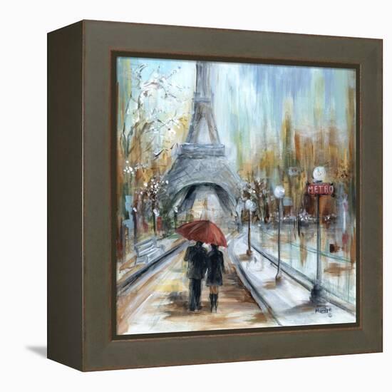 Paris Lovers I-Marilyn Dunlap-Framed Stretched Canvas