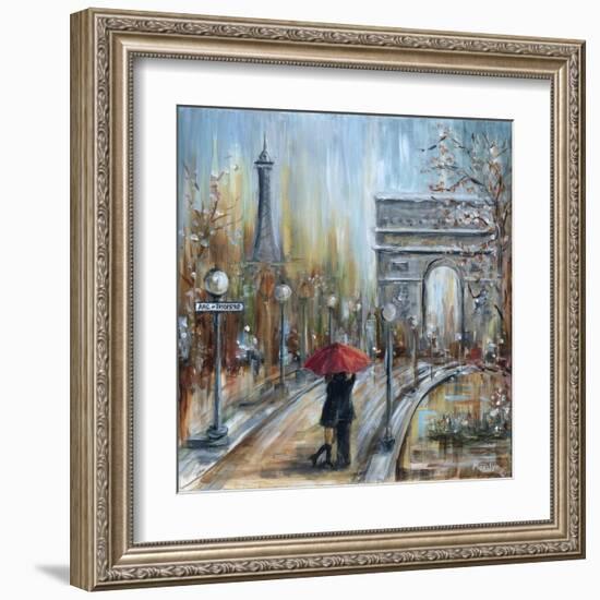 Paris Lovers II-Marilyn Dunlap-Framed Art Print