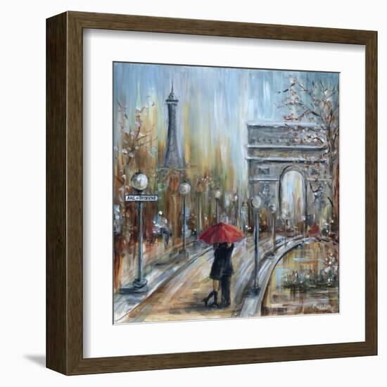 Paris Lovers II-Marilyn Dunlap-Framed Art Print