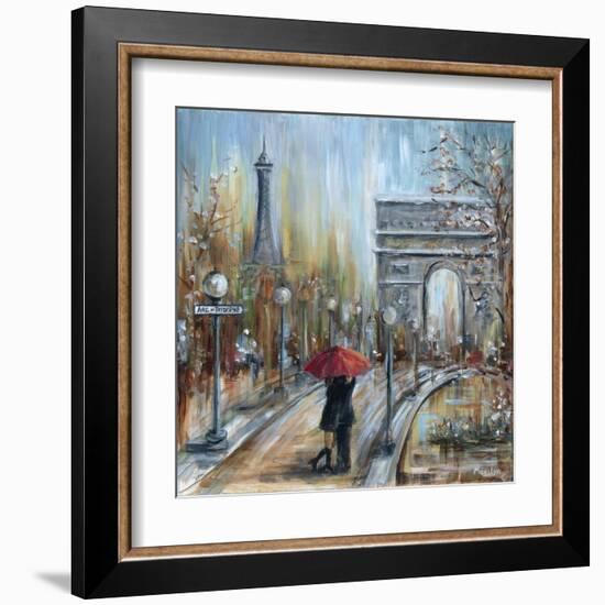 Paris Lovers II-Marilyn Dunlap-Framed Art Print