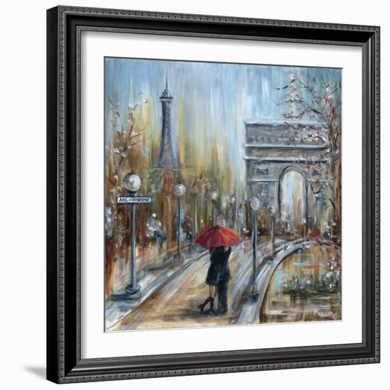 Paris Lovers II-Marilyn Dunlap-Framed Art Print