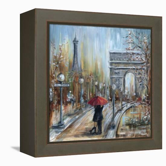 Paris Lovers II-Marilyn Dunlap-Framed Stretched Canvas