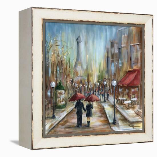 Paris Lovers III-Marilyn Dunlap-Framed Stretched Canvas