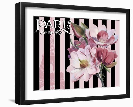 Paris Magnolias III-Tina Lavoie-Framed Giclee Print