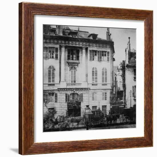 Paris, May 1843 - Boulevard des Italiens-William Henry Fox Talbot-Framed Art Print