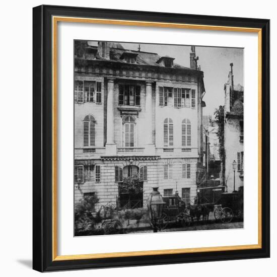 Paris, May 1843 - Boulevard des Italiens-William Henry Fox Talbot-Framed Art Print