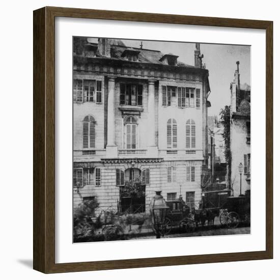 Paris, May 1843 - Boulevard des Italiens-William Henry Fox Talbot-Framed Art Print